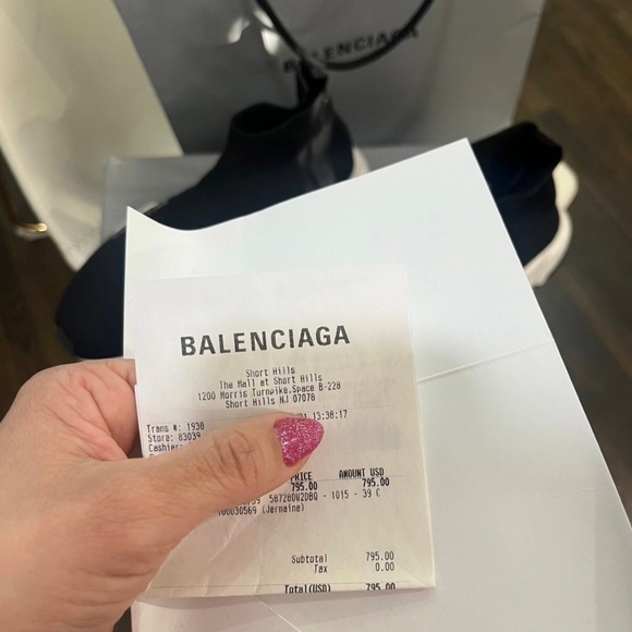 Balenciaga Knit Sneakers - Original Bag and Box - Picture 3 of 9